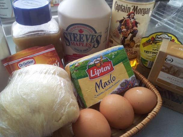 Pekanový koláč s javorovým sirupom (fotorecept) - obrázok 1