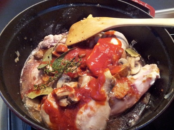 Kurča na spôsob Coq au vin (fotorecept) - obrázok 5