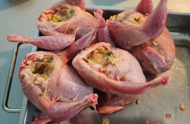 Plnené pečené prepeličky (fotorecept) - obrázok 2