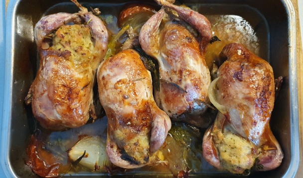 Plnené pečené prepeličky (fotorecept) - obrázok 5