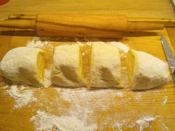 Erteplové (zemiakové) krupicové tašky (fotorecept) - obrázok 3