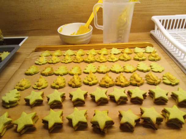 Pistáciové stromčeky a hviezdičky (fotorecept) - obrázok 5