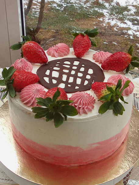 Torta s mascarpone a jahodami (fotorecept) - obrázok 5