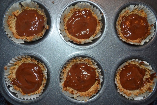 Banánovo-čokoládové ovsené košíčky - obrázok 4