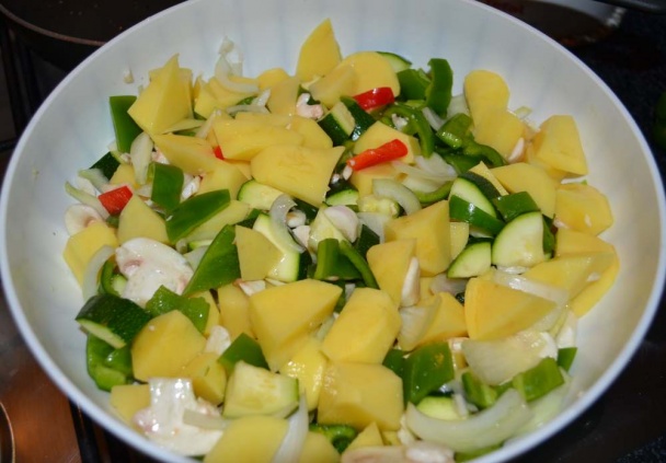 Pečené karé s zeleninou - obrázok 3