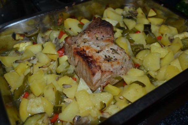 Pečené karé s zeleninou - obrázok 4