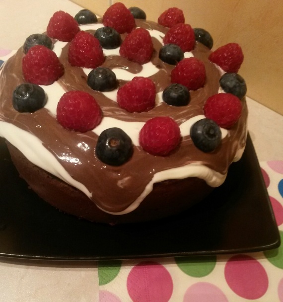 Čoko-tvaroh torta bez múky - obrázok 5