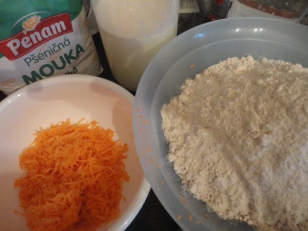 Špaldovo-mrkvové buchtičky s makom (fotorecept) - obrázok 1