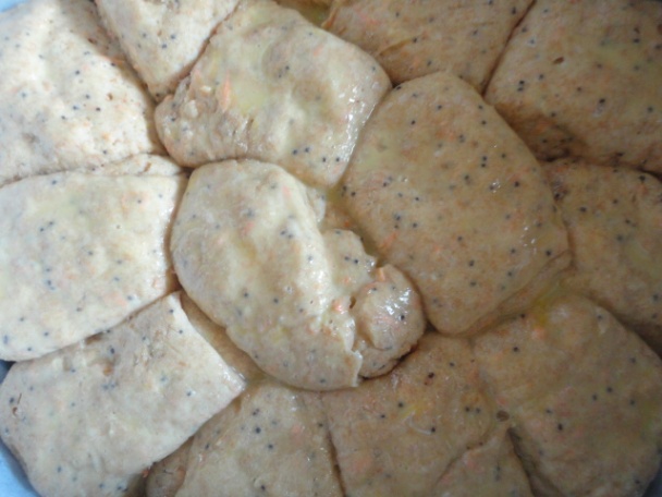 Špaldovo-mrkvové buchtičky s makom (fotorecept) - obrázok 5