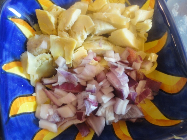 Kuracie prsia plnené kozím syrom a artičokmi (fotorecept) - obrázok 1