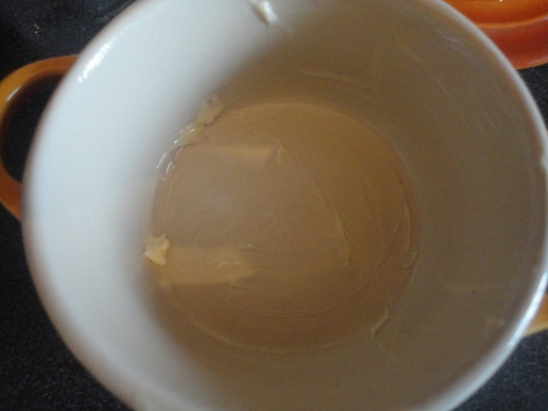 Špagety s kuracím mäsom a hráškom zapekané v mini-cocotte (fotorecept) - obrázok 4