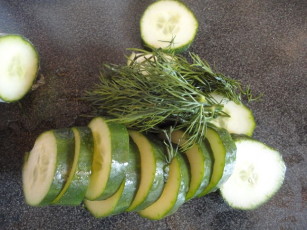 Uhorkovo-jablkový krém s údeným lososom (fotorecept) - obrázok 2