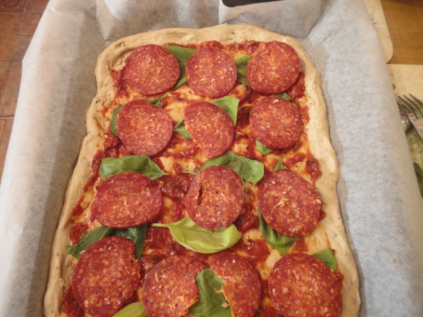 Pizza s omáčkou z pečených rajčín (fotorecept) - obrázok 12