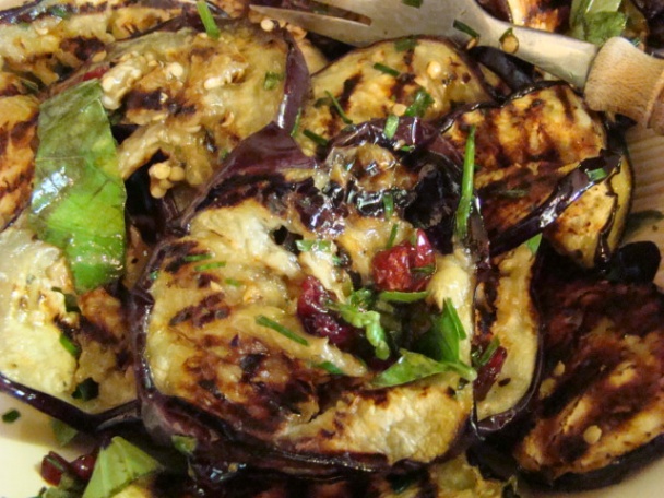 Baklažánový šalát s pečenými paprikami (fotorecept) - obrázok 6