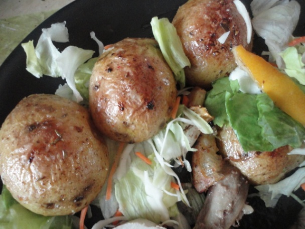 Pečené zemiaky s rozmarínom, citrónom a cesnakom (fotorecept) - obrázok 4