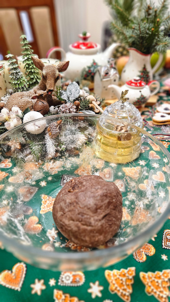 Vianočné zasnežené šišky (fotorecept) - obrázok 1