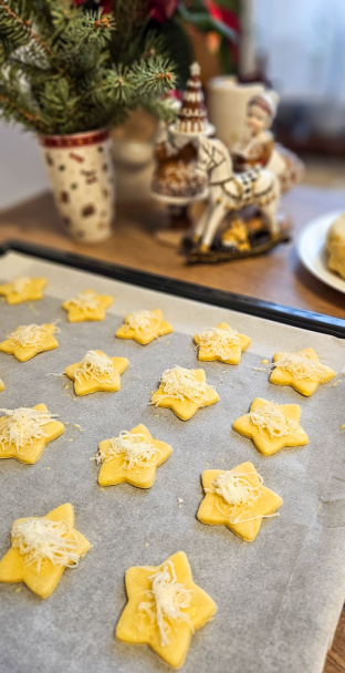 Slané syrové hviezdičky (fotorecept) - obrázok 2