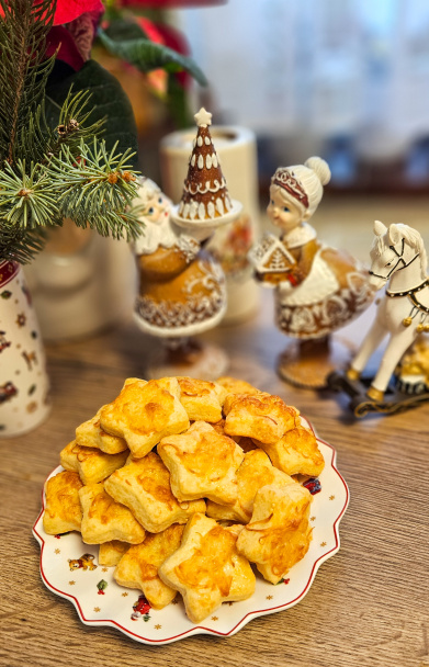 Slané syrové hviezdičky (fotorecept) - obrázok 3