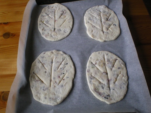 Fougasse -provensálsky plnený chlebík (fotorecept) - obrázok 7