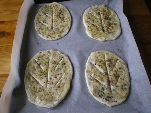 Fougasse -provensálsky plnený chlebík (fotorecept) - obrázok 9