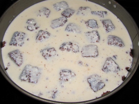 Cheesecake s kúskami brownies (fotorecept)  - obrázok 7