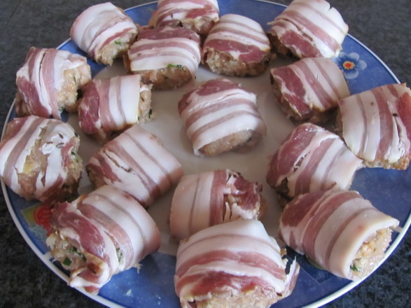 Kuracie rissoles so slaninkou a bylinkami (fotorecept) - obrázok 4