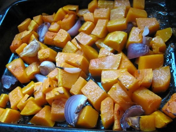 Krémová polievka z pečenej tekvice - obrázok 3