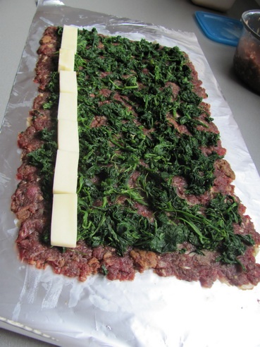 Hovädzia roláda so špenátom a so syrom  - obrázok 2