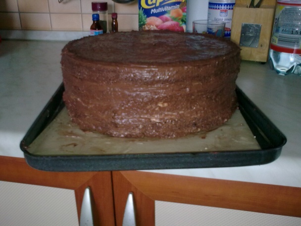 Čokoládovo-vanilková torta (fotorecept) - obrázok 9
