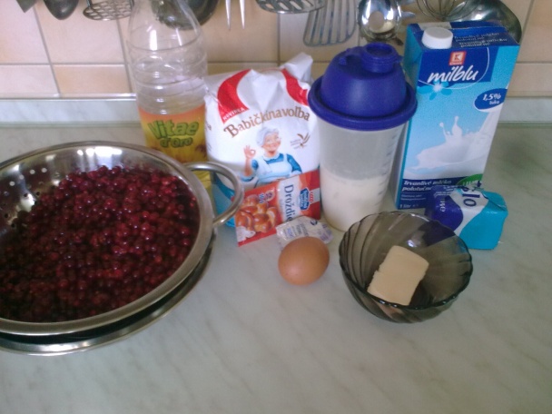 Ríbezľový kysnutý koláč (fotorecept) - obrázok 1