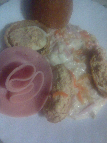 Vyprážané plnené vajcia - obrázok 4