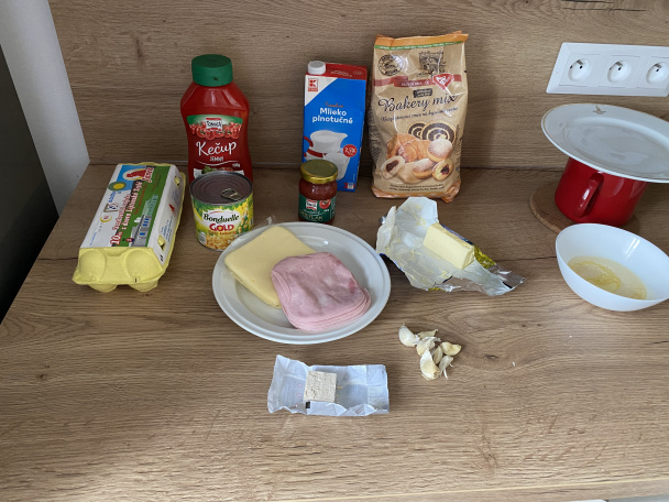 Bezlepkové pizza slimáky (fotorecept) - obrázok 1