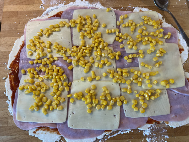 Bezlepkové pizza slimáky (fotorecept) - obrázok 5