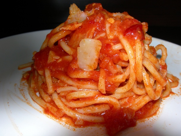 Spaghetti Amatriciana - obrázok 1