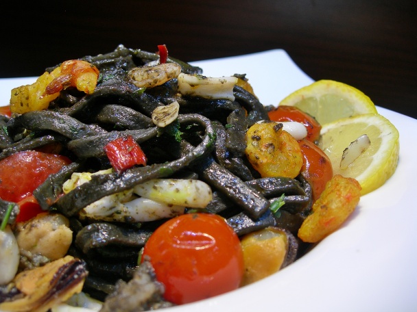 Sépiové tagliatelle Frutti Di Mare - obrázok 1