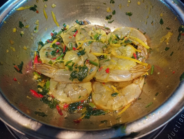 Grilované krevety - obrázok 1