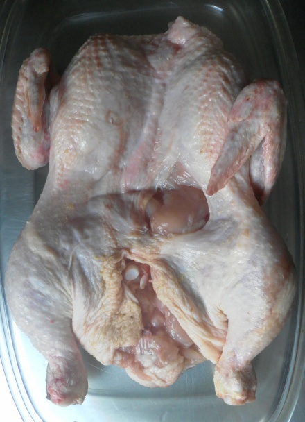 Pečené kurča s cícerovou plnkou - obrázok 4