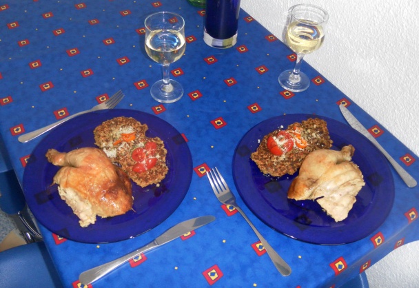 Pečené kurča s cícerovou plnkou - obrázok 7