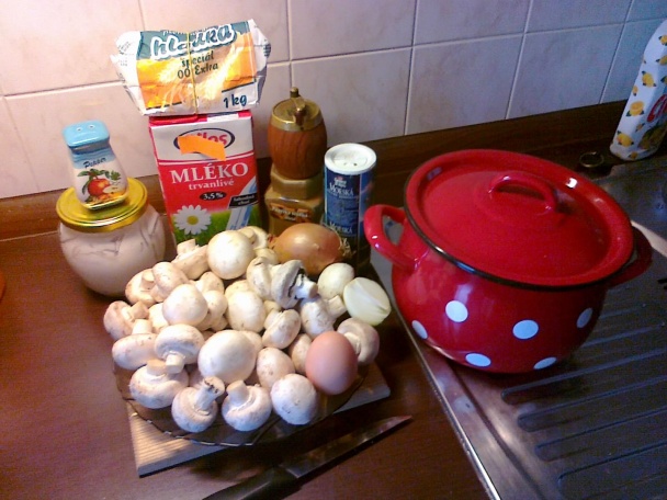 Šampiňónový paprikáš pre Maťku - obrázok 1