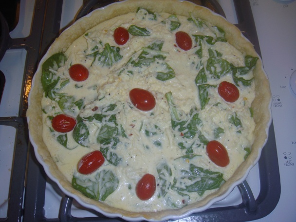 Quiche so špenátom (fotorecept) - obrázok 1