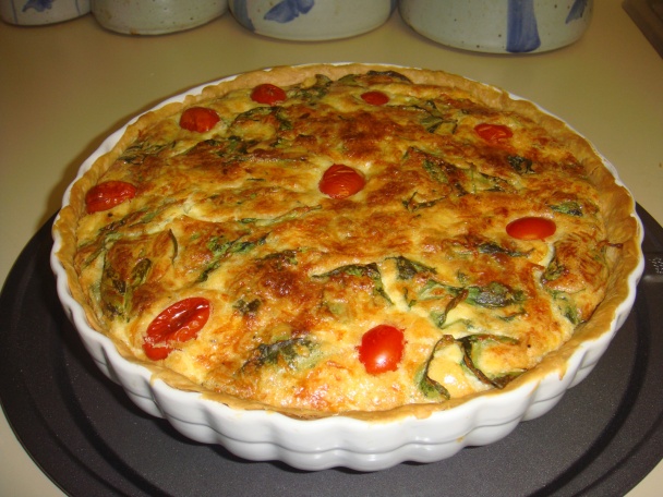 Quiche so špenátom (fotorecept) - obrázok 2