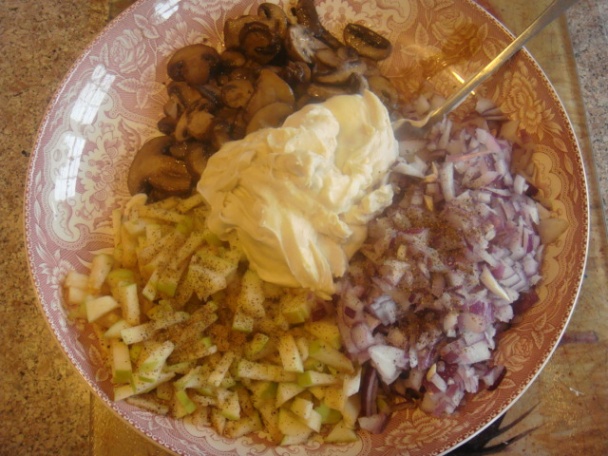 Hríbový šalát (fotorecept) - obrázok 5