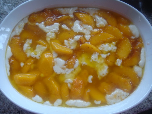 Broskyňový koláč - Peach Cobbler (fotorecept) - obrázok 10