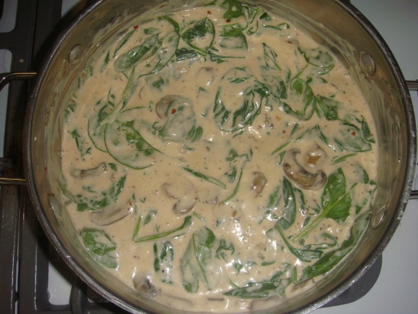 Ravioli, portobello a špenát v Alfredo omáčke (fotorecept) - obrázok 6