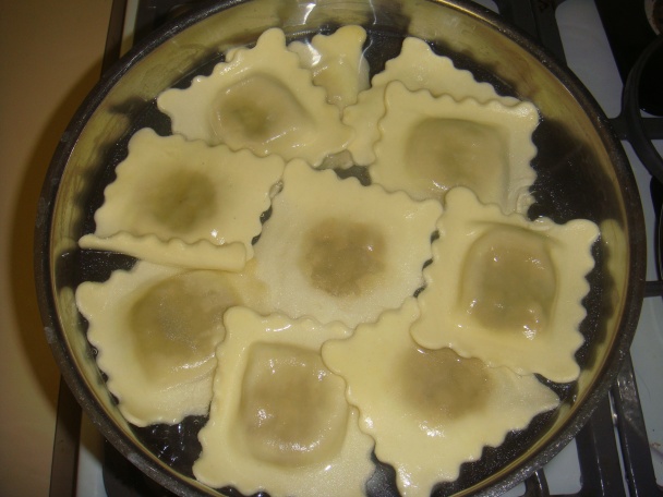Ravioli, portobello a špenát v Alfredo omáčke (fotorecept) - obrázok 7