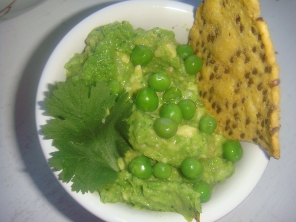 Guacamole dip so zeleným hráškom (fotorecept) - obrázok 7