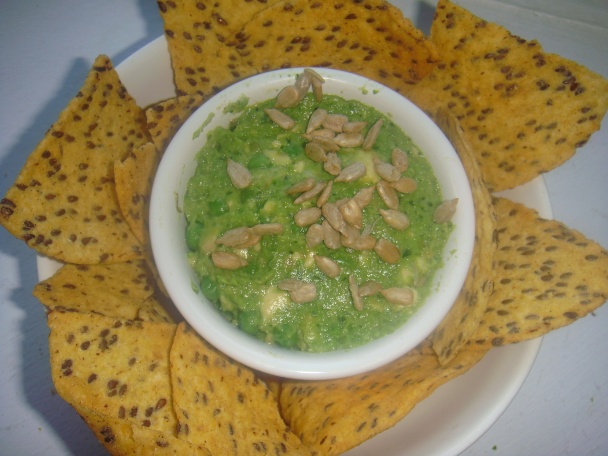 Guacamole dip so zeleným hráškom (fotorecept) - obrázok 8