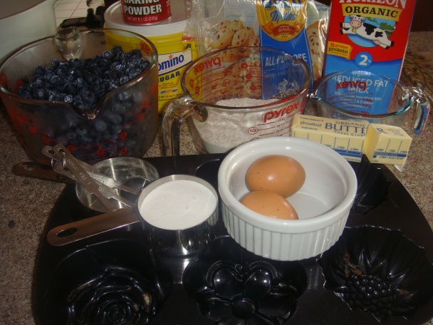 Čucoriedkové muffiny - Simple blueberry muffins (fotorecept) - obrázok 1
