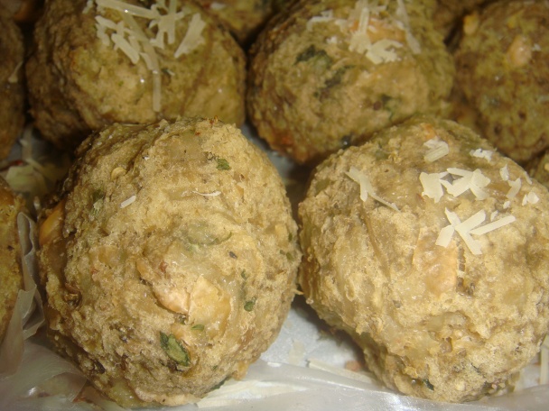 Baklažánové guľky / Eggplant meatballs (fotorecept) - obrázok 8