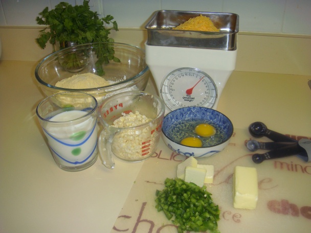 Muffiny s kukuricou a štipľavou paprikou - Corn and jalopeno muffins (fotorecept) - obrázok 1